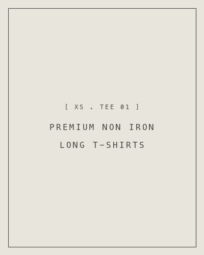 Premium Non Iron Long T-shirts